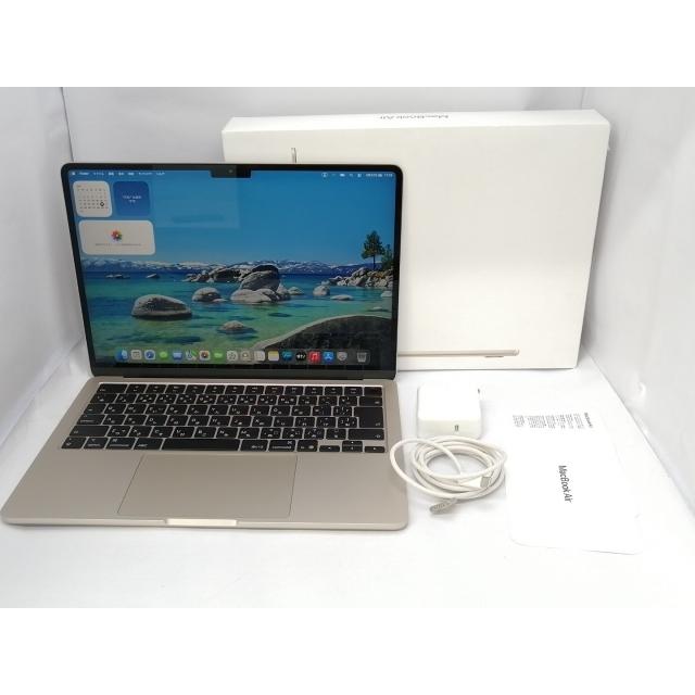 【中古】Apple MacBook Air 13インチ (M4,2025) M4(CPU:10C/GPU:8C) 16GB/256GB スターライト MW0Y3J/A【川越クレアモール】保証期間１ヶ月【ランクA】の画像