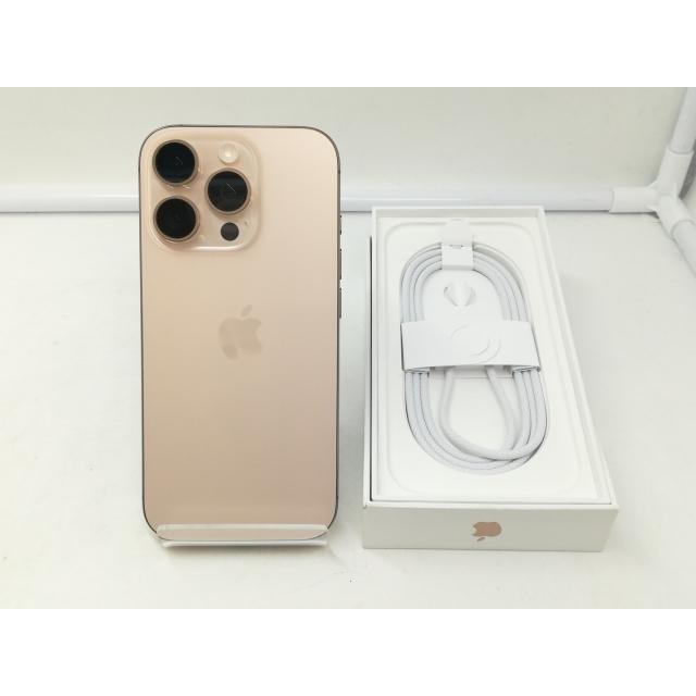 【中古】Apple 国内版 【SIMフリー】 iPhone 16 Pro 256GB デザートチタニウム MYN23J/A【高崎モントレー】保証期間１ヶ月【ランクA】の画像