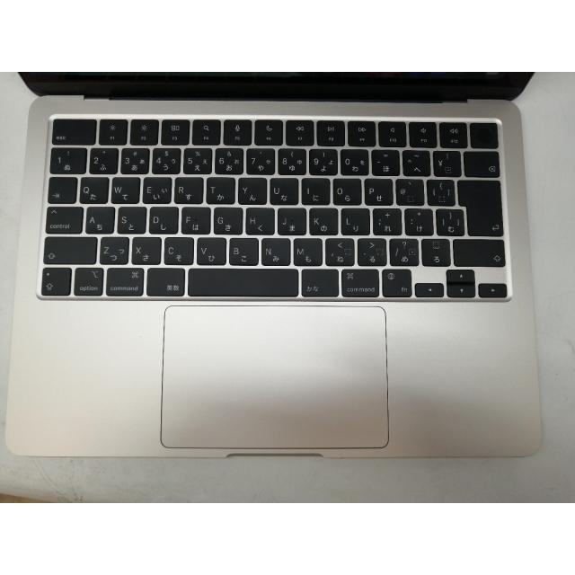 【中古】Apple MacBook Air 13インチ M2(CPU:8C/GPU:8C) 16GB/256GB スターライト MC7W4J/A (M2,2022)【札幌】保証期間１ヶ月【ランクA】の画像