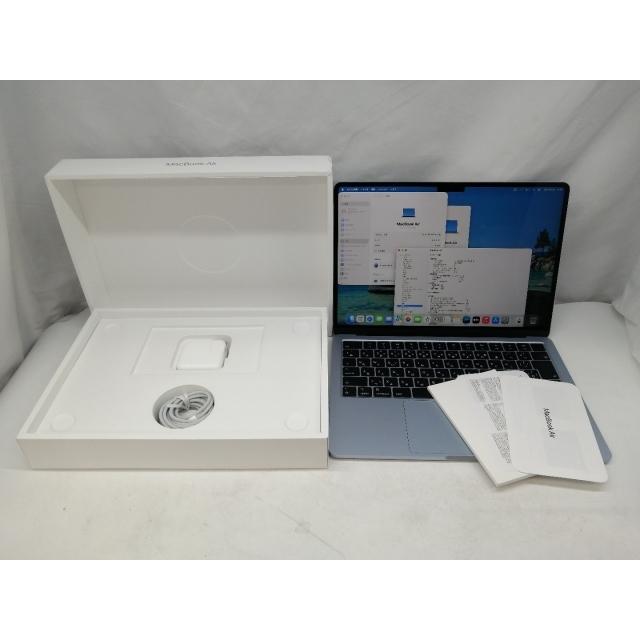 【中古】Apple MacBook Air 13インチ (M4,2025) M4(CPU:10C/GPU:8C) 16GB/256GB スカイブルー MC6T4J/A【札幌】保証期間１ヶ月【ランクA】の画像