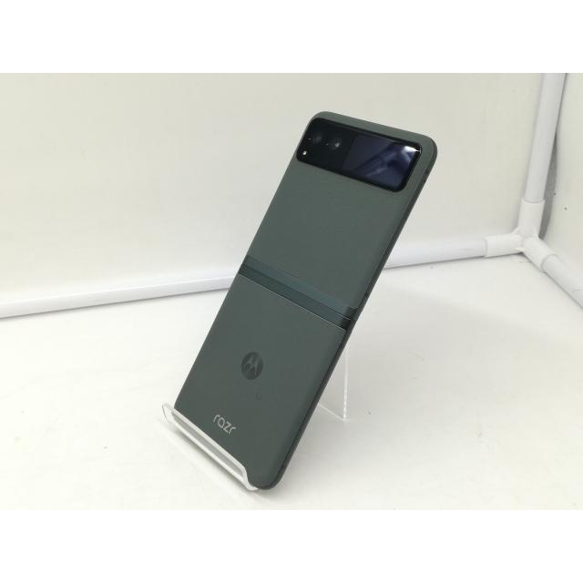 中古】MOTOROLA 国内版 【SIMフリー】 motorola razr 40 セージ