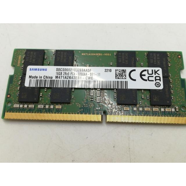 中古】260PIN 16GB DDR4-3200(PC4-25600) SODIMM 【ノートPC用】【札幌