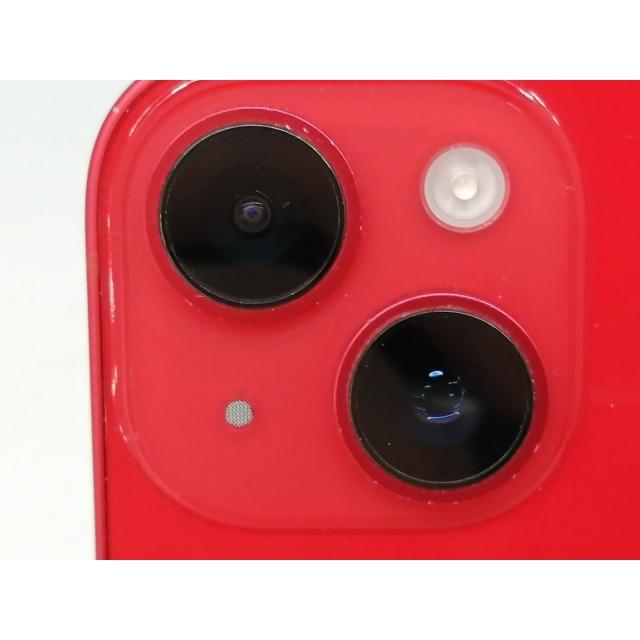 【中古】【赤ロム保証あり】Apple au 【SIMフリー】 iPhone 14 128GB  (PRODUCT)RED MPV93J/A【札幌】保証期間１ヶ月【ランクB】の画像