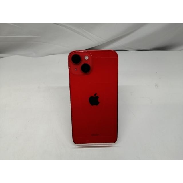 【中古】【赤ロム保証あり】Apple au 【SIMフリー】 iPhone 14 128GB  (PRODUCT)RED MPV93J/A【札幌】保証期間１ヶ月【ランクB】の画像
