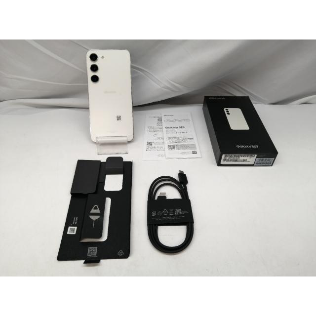 中古】SAMSUNG docomo 【SIMフリー】 Galaxy S23 クリーム 8GB 256GB 