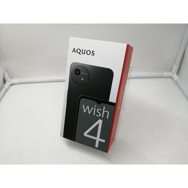 未使用】SHARP SoftBank 【SIMフリー】 AQUOS wish4 ブラック 4GB 64GB