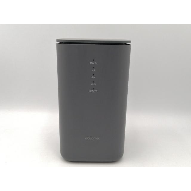 中古】SHARP docomo 【SIMフリー】 home 5G HR02 [ダークグレー]【EC