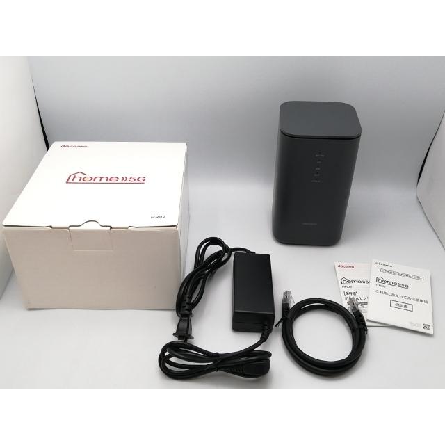 中古】SHARP docomo 【SIMフリー】 home 5G HR02 [ダークグレー]【EC