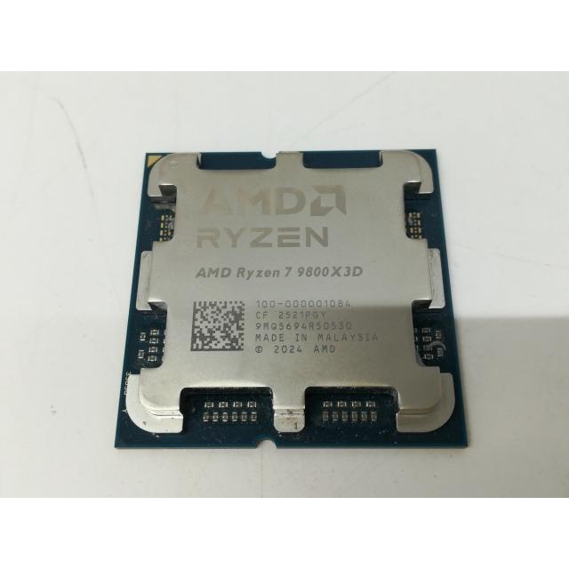 りん Ryzen 7 9800x3d 中古動作品 中古】AMD Ryzen 7 9800X3D (4.7GHz/TC:5.2GHz) BOX AM5/8C/16T/L3