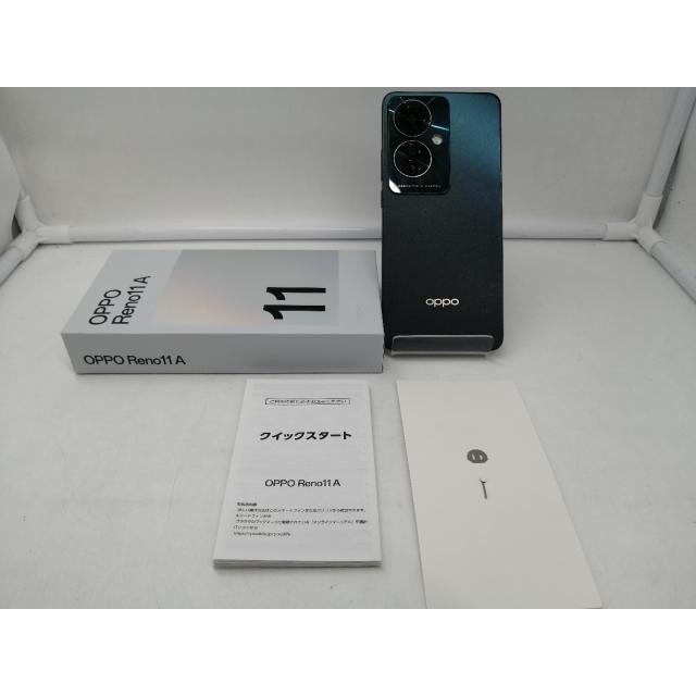 中古】Oppo ymobile 【SIMフリー】 OPPO Reno11 A ダークグリーン 8GB
