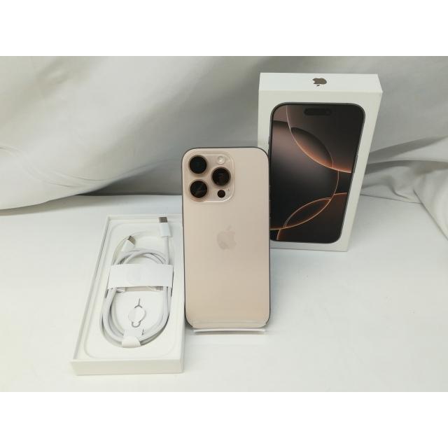 中古】Apple 国内版 【SIMフリー】 iPhone 16 Pro 256GB デザート