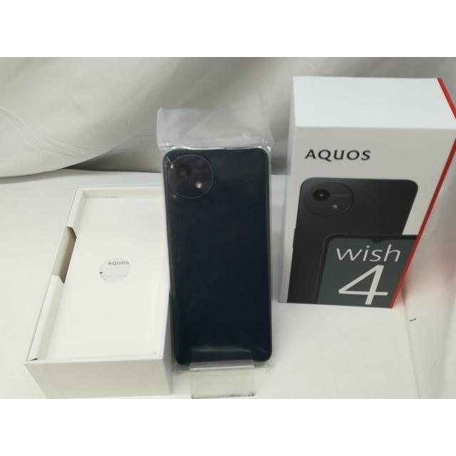 未使用】SHARP SoftBank 【SIMフリー】 AQUOS wish4 ブラック 4GB 64GB