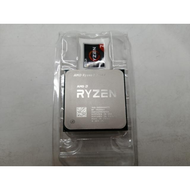 中古】AMD Ryzen 7 3700X (3.6GHz/TC:4.4GHz) BOX AM4/8C/16T/L3 32MB