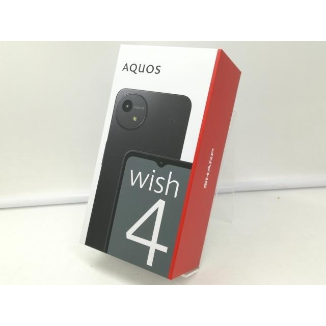 未使用】SHARP SoftBank 【SIMフリー】 AQUOS wish4 ブラック 4GB 64GB 