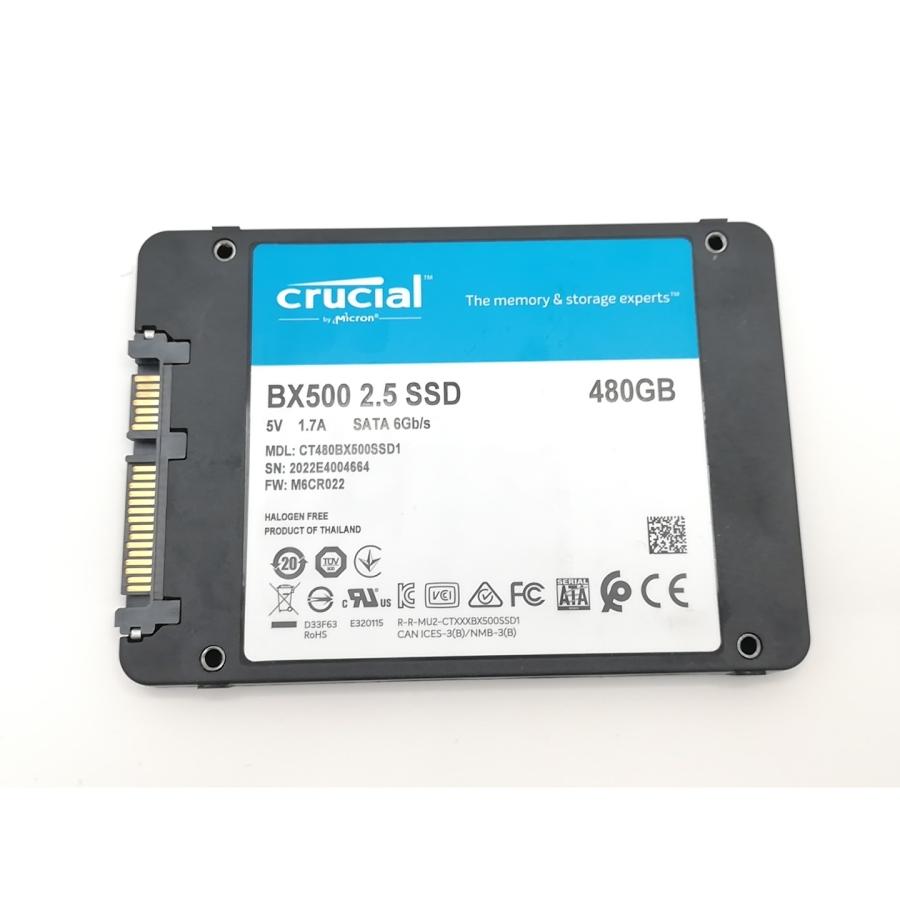 中古】Crucial BX500(CT480BX500SSD1) 480GB/SSD/6GbpsSATA【川崎駅前
