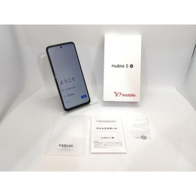 中古】ZTE ymobile 【SIMフリー】 nubia S 5G 4GB 128GB ブラック