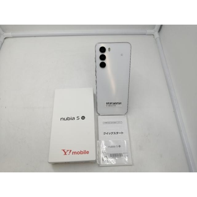 中古】ZTE ymobile 【SIMフリー】 nubia S 5G 4GB 128GB ホワイト