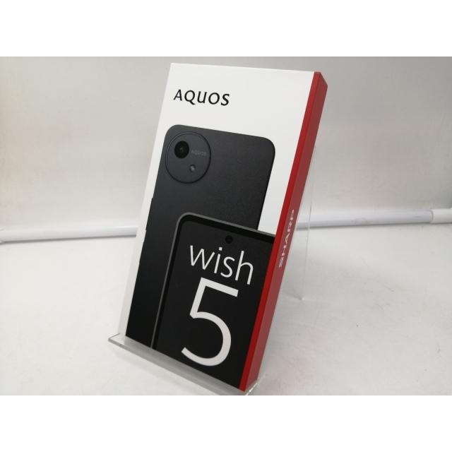 未使用】SHARP docomo 【SIMフリー】 AQUOS wish5 スミ 4GB 64GB SH