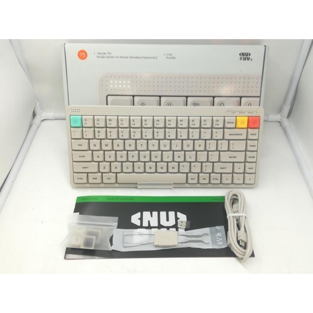 中古】Nuphy Node75 ワイヤレスメカニカルキーボード(赤軸・英語配列