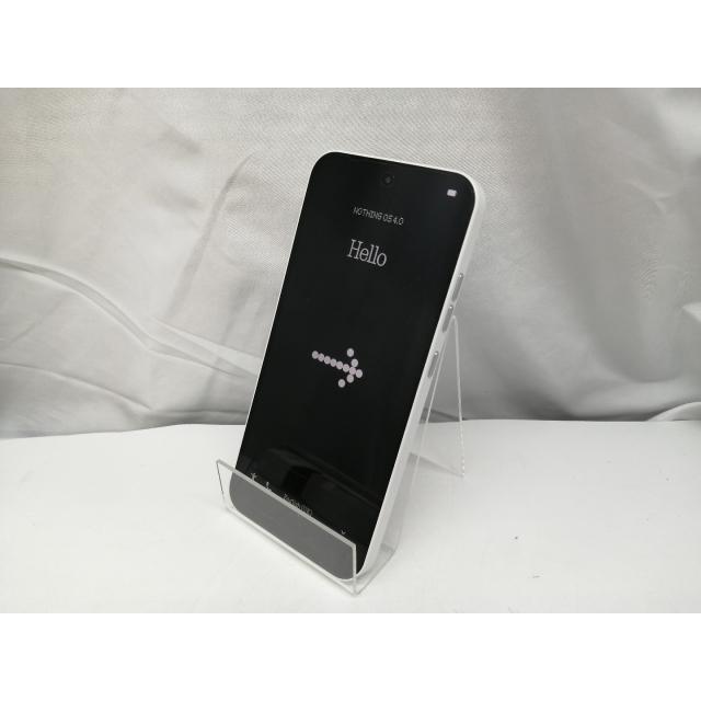 中古】NOTHING 国内版 【SIMフリー】 Nothing Phone (4a) ホワイト 8GB