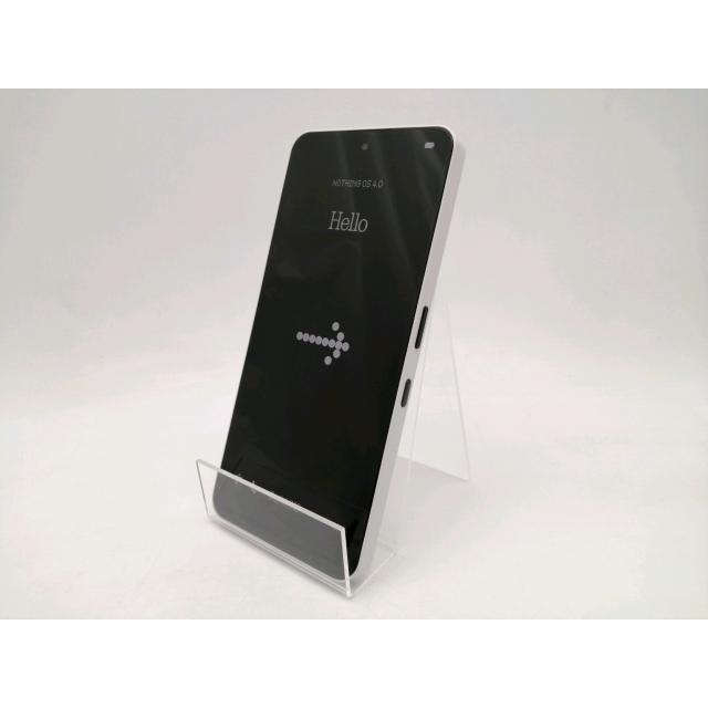 【中古】NOTHING 国内版 【SIMフリー】 Nothing Phone (3a) ホワイト 8GB 128GB【ECセンター】保証期間１ヶ月【ランクB】 |  | 01