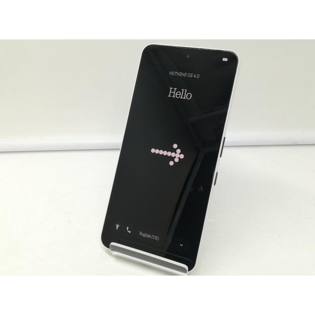 中古】NOTHING 国内版 【SIMフリー】 Nothing Phone (3a) ホワイト 8GB