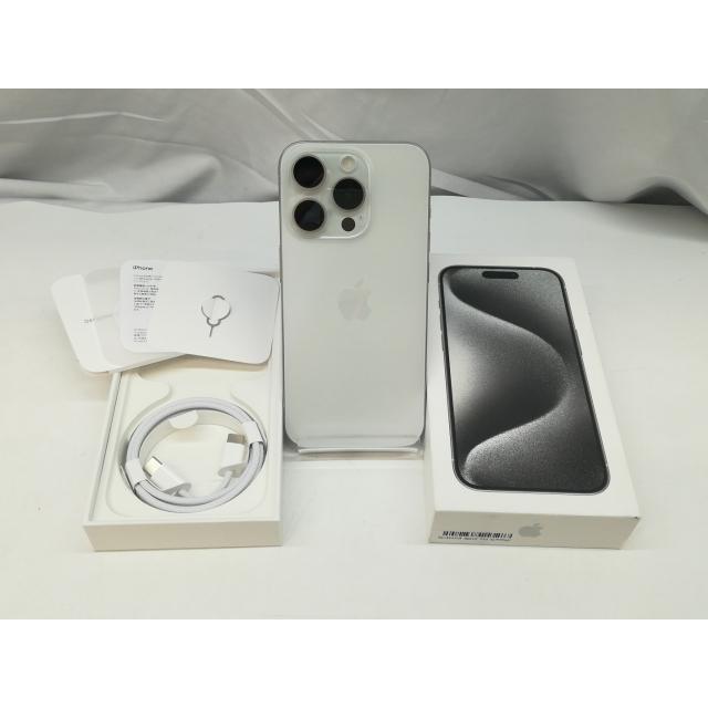 中古】Apple 国内版 【SIMフリー】 iPhone 15 Pro 512GB ホワイト