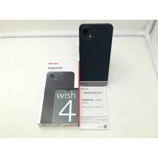 中古】SHARP docomo 【SIMフリー】 AQUOS wish4 ブラック 4GB 64GB SH