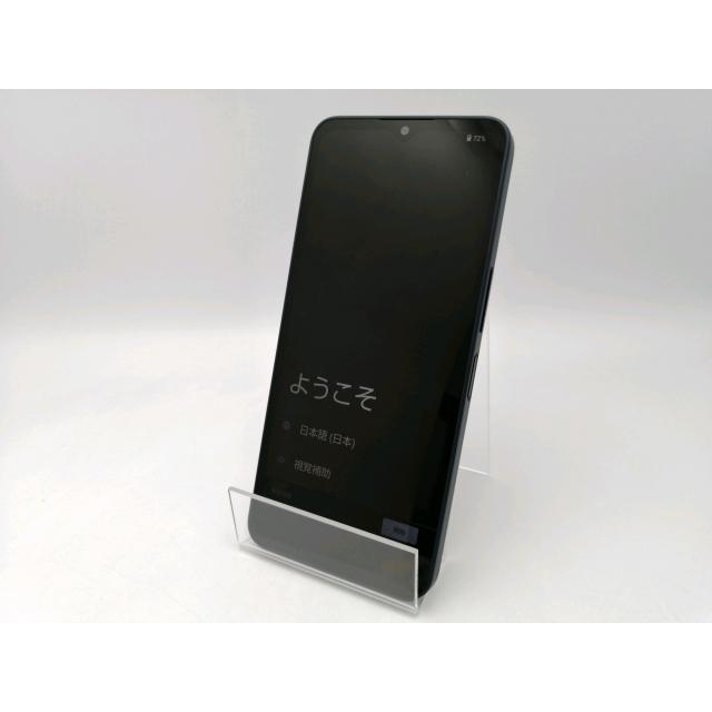 中古】SHARP docomo 【SIMフリー】 AQUOS wish4 ブラック 4GB 64GB SH