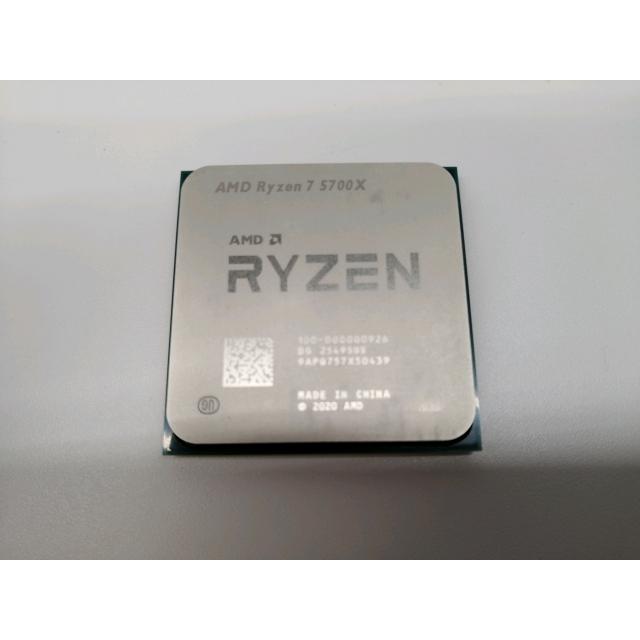 中古】AMD Ryzen 7 5700X (3.4GHz/TC:4.6GHz) BOX AM4/8C/16T/L3 32MB