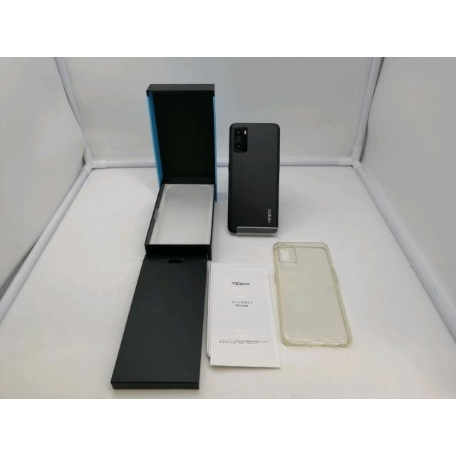 中古】Oppo 楽天モバイル 【SIMフリー】 OPPO A55s 5G ブラック 4GB