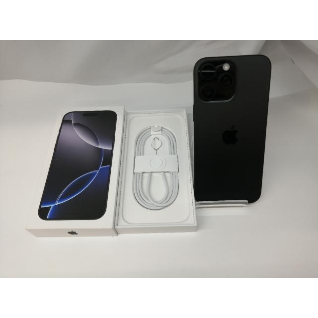 中古】Apple 国内版 【SIMフリー】 iPhone 16 Pro Max 256GB ブラック
