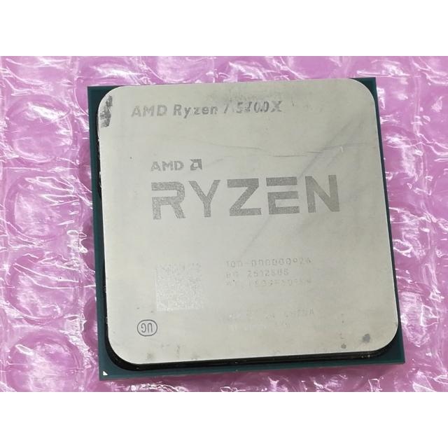 【新品未使用】AMD Ryzen 7 5700X AM4 動作確認済み 中古】AMD Ryzen 7 5700X (3.4GHz/TC:4.6GHz) BOX AM4/8C/16T/L3 32MB
