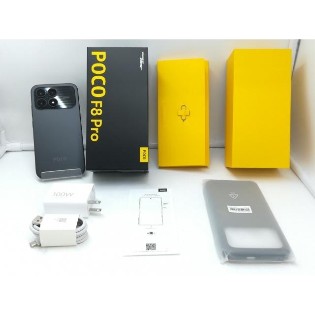 中古】Xiaomi 国内版 【SIMフリー】 POCO F8 Pro ブラック 12GB 256GB