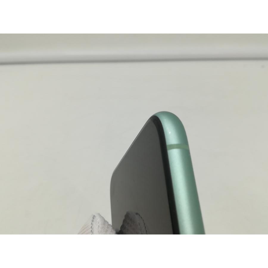 中古】Apple 国内版 【SIMフリー】 iPhone 11 64GB グリーン MHDG3J/A