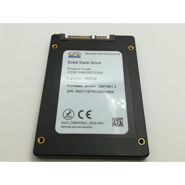 【中古】CFD CSSD-S6B480CG3VX 480GB/SSD/6GbpsSATA/TLC【福岡筑紫】保証期間１週間｜janpara｜02