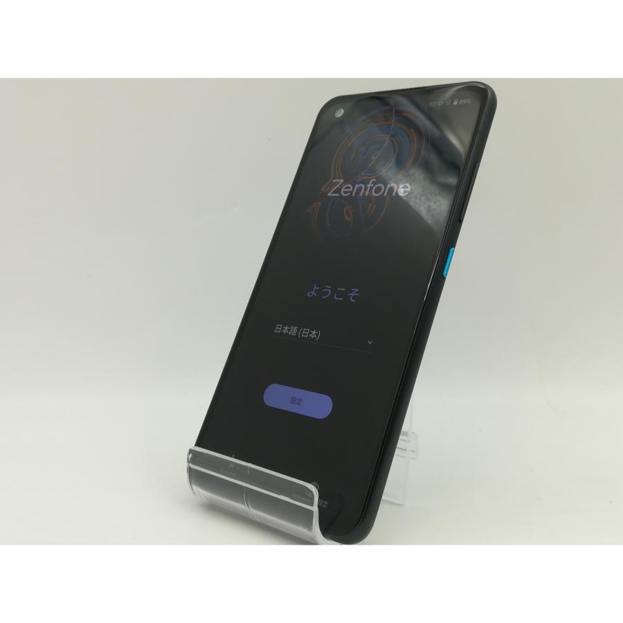 中古】ASUS 国内版 【SIMフリー】 Zenfone 8 オブシディアンブラック 