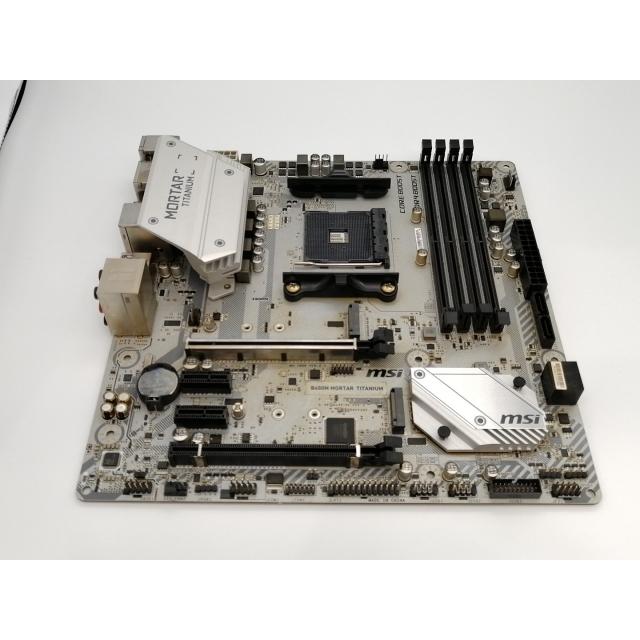 中古】MSI B450M MORTAR TITANIUM B450/AM4/MicroATX【小倉駅前】保証