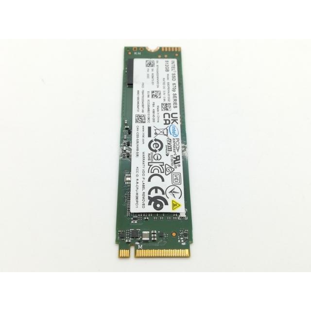 中古】Intel Intel SSD 670p(SSDPEKNU512GZ) 512GB/M.2 2280(PCIe3.0