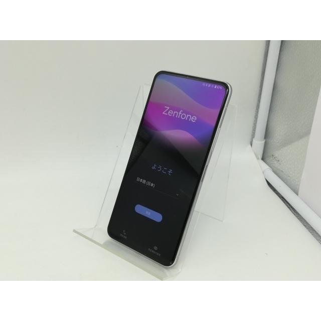 中古】ASUS 国内版 【SIMフリー】 ZenFone 7 パステルホワイト 8GB  
