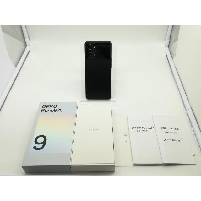 中古】Oppo ymobile 【SIMフリー】 OPPO Reno9 A ナイトブラック 8GB  