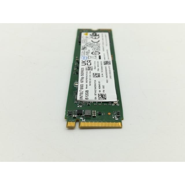 内蔵型SSD Intel 512GB M.2 NVMe SSD SSDPEKNU512GZ インテル SSD 670p M.2 PCIEx4 512GB 超高速