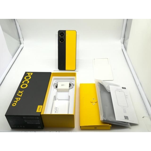 中古】Xiaomi 国内版 【SIMフリー】 Poco X7 Pro イエロー 8GB 256GB  