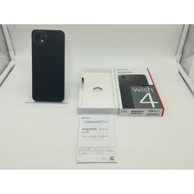 未使用】SHARP docomo 【SIMフリー】 AQUOS Wish4 ブラック 4GB 64GB