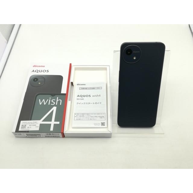未使用】SHARP docomo 【SIMフリー】 AQUOS Wish4 ブラック 4GB 64GB