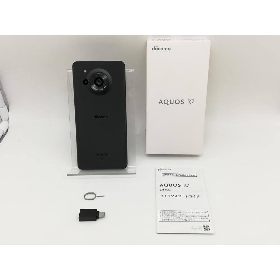 美品　aquos r7 SH-52C ブラック Aquos R7 SH-52C SIM フリー ムスビー｜AQUOS R7 SH-52C 256GB