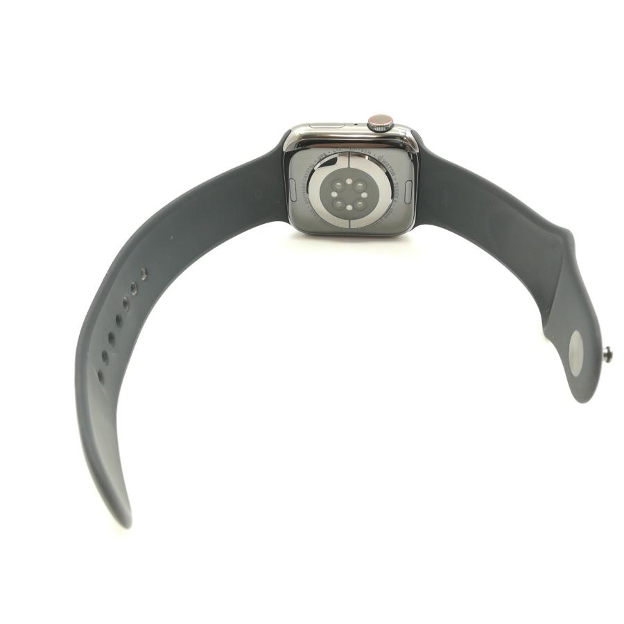 【中古】Apple Watch Series8 45mm Cellular グラファイトステンレススチールケース/ミッドナイトスポーツバンド MNKU3J/A【福岡筑紫】保証期間１ヶ月の画像
