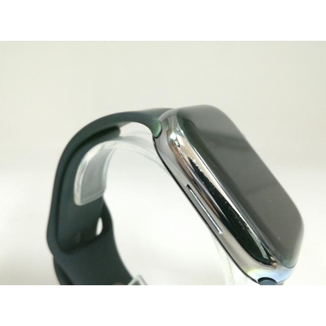 【中古】Apple Watch Series8 45mm Cellular グラファイトステンレススチールケース/ミッドナイトスポーツバンド MNKU3J/A【福岡筑紫】保証期間１ヶ月の画像