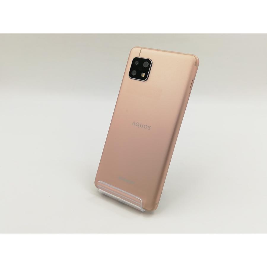 中古】SHARP 国内版 【SIMフリー】 AQUOS sense4 ライトカッパー 4GB