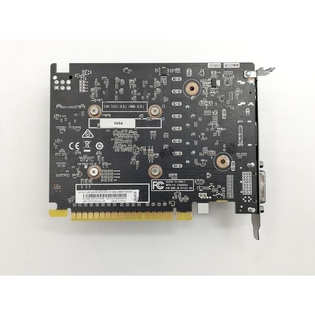 中古】ZOTAC GeForce GTX 1050 Ti 4GB Mini（ZT-P10510A-10L